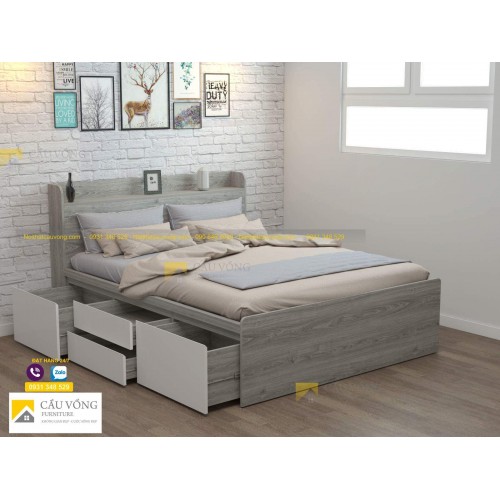 Giường ngủ có hộc kéo để đồ GCV72 Giường ngủ có hộc kéo để đồ GCV72